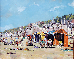 Parasols à Trouville
